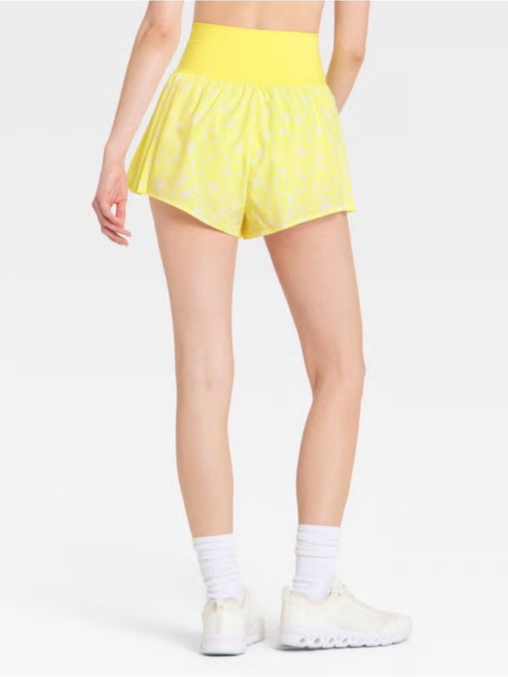 JoyLab Women's Crossover Waistband High Rise Pleated Shorts XXL - Picture 3 of 12
